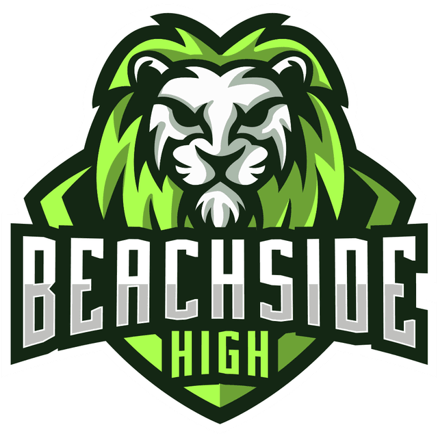Beachside High lion crest logo